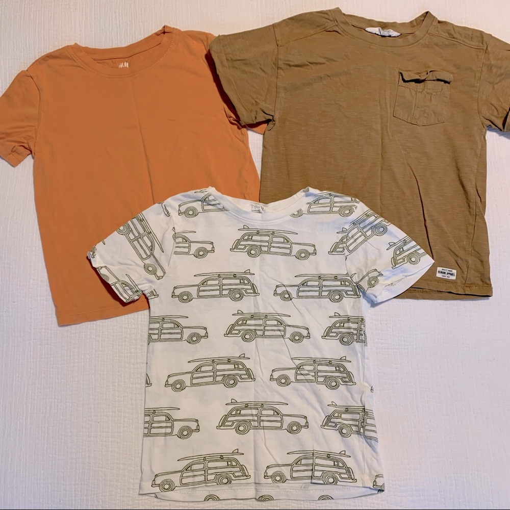 H&M | (3) Boys Size Small 6-7 T-Shirts Lot
